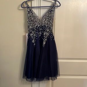 BLUE FORMAL DRESS